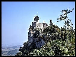 Akacje, Ruiny, Zamek, San Marino, Skay